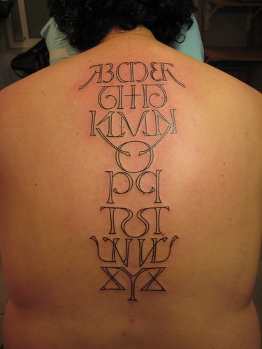 different fonts for tattoos