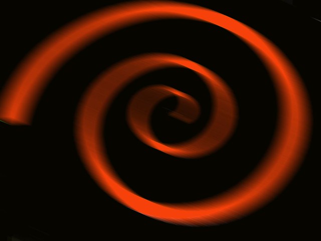 Mooving blur spiral