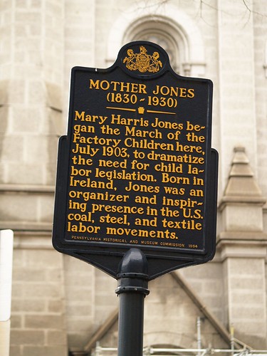 Mother Jones Marker At City Hall (Philadelphia, PA)
