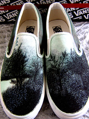 Custom  Shoes on Aether Custom Vans Shoes   A Set On Flickr