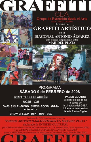 Graffiti en la Diagonal Antonio Álvarez: La DIAGONAL DEL GRAFFITI