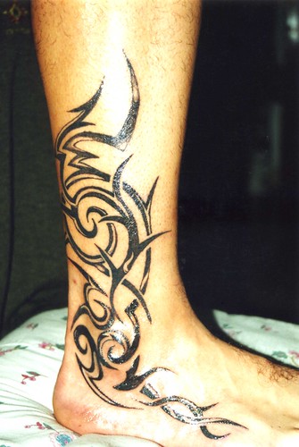 girl tribal side tattoos