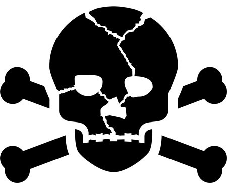 Skull and Crossbones Stencil available at Stencileasecom To buy this 