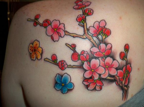 Sakura Tattoo This is my first tattoo Its on my left shoulder