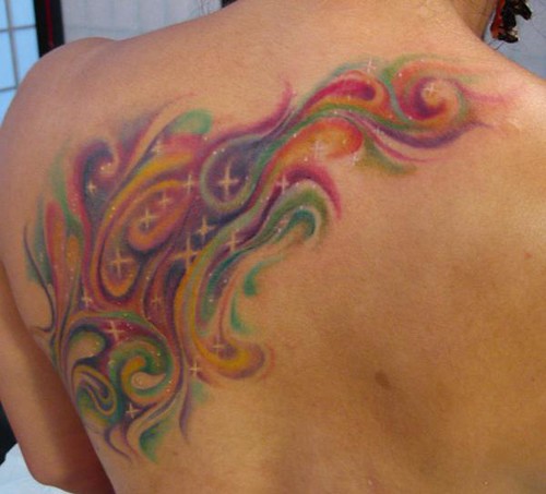 abstract tattoo By Gene Coffey at Tattoo Culture tattooculturenet 