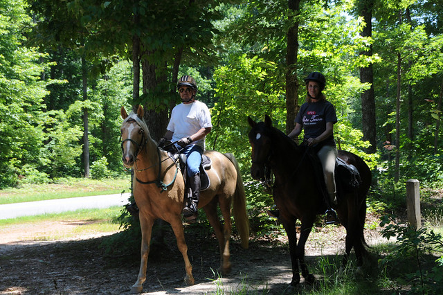 There are 12 miles of bridle and multi-use trails throughout the park - at Lake Anna State Park