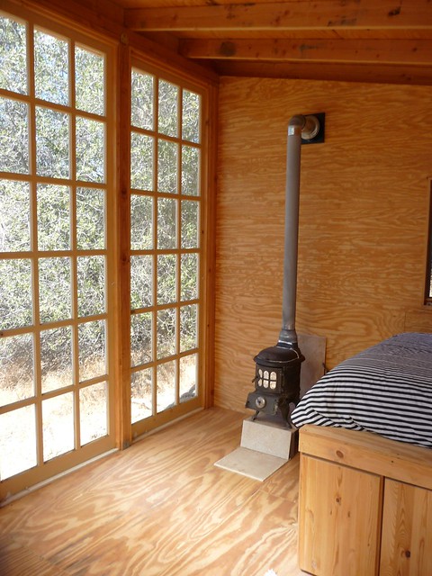 small antique wood stove in sleeping shed | Flickr - Photo Sharing!