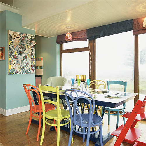 Inspiration colorful dining room