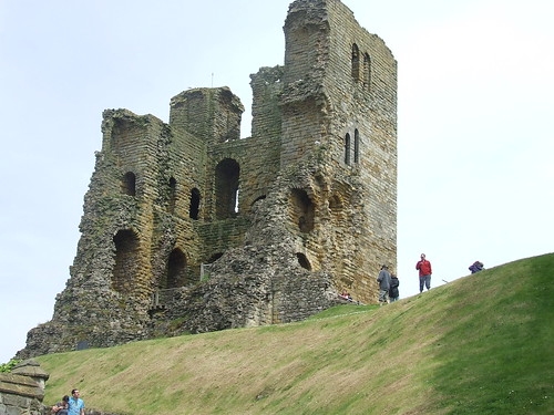 A view of Scarborough Castle.