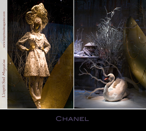 Christmas window display - Chanel - Le Printemps Haussmann (Paris)