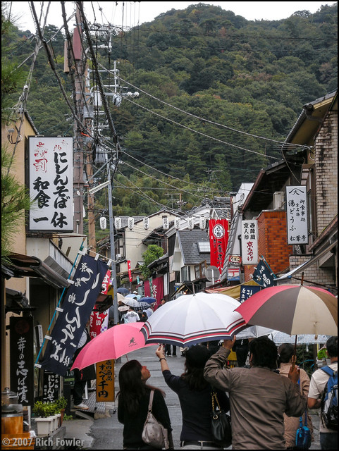 Shops outside of Ginkakuji