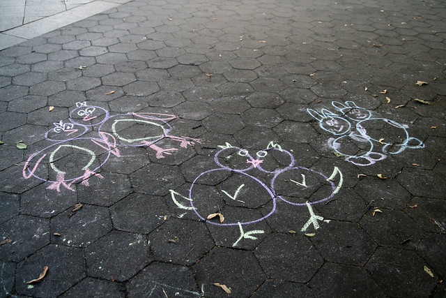 chalk animals