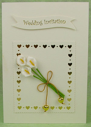 Handmade Wedding cards designed by Twiddleys Wedding Stationery Supplies