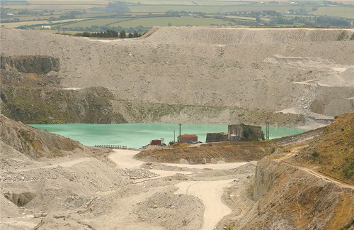 China Clay Pit, near St.Austell by Claire Stocker (Stocker Images)