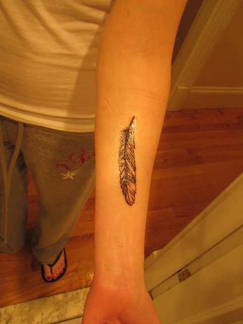 xavier de rosnay Alison's new quill tattoo Alison's new tattoo