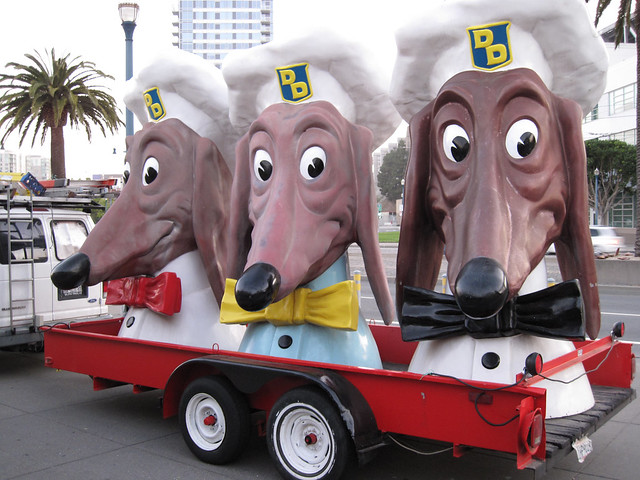 The Doggie Diner Dog Heads