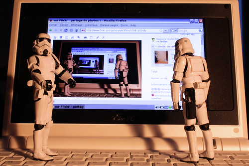 (photo of Stormtroopers watching a photo of Stormtroopers)²