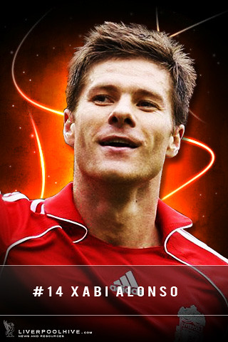 Xabi Alonso Liverpool wallpaper for the iPhone