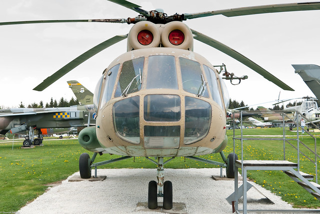 Nationale Volksarmee NVA Mil Mi8T 909 is parked on the green c n 10525 