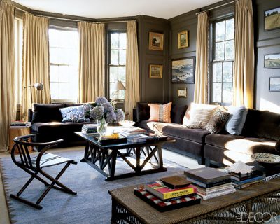 Living Room    on Sophisticated Brown Living Room  Benjamin Moore  Char Brown    Warm