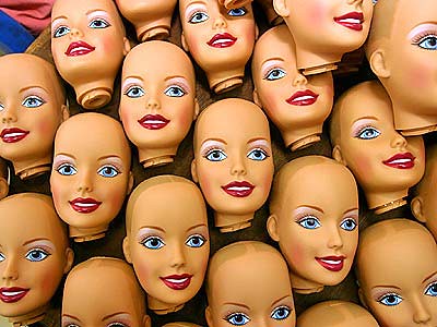 Barbie heads