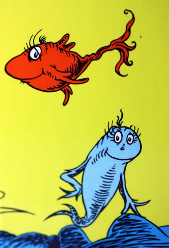 one fish, two fish, red fish, blue fish