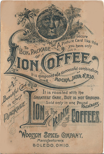 Vintage Lion Coffee Ad