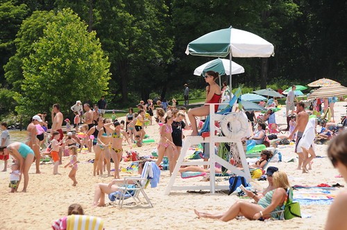 The beach at Claytor Lake is open for the celebration!