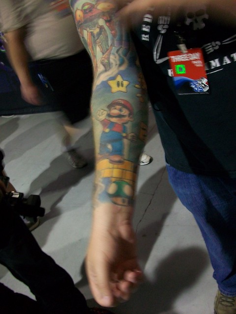 Nintendo Tattoo Sleeve