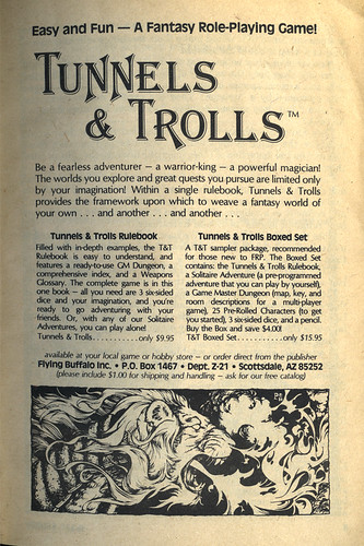 Tunnels & Trolls Ad by B_Zedan
