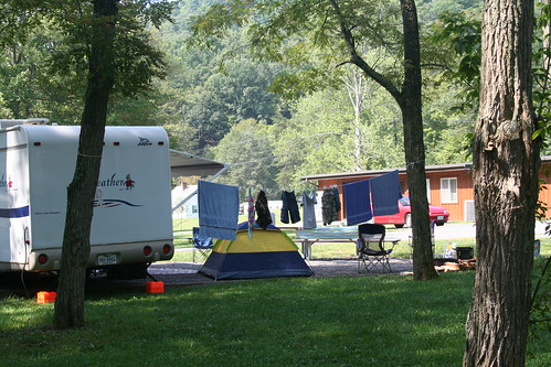 It can take time to pack up a campsite once closure is announced.