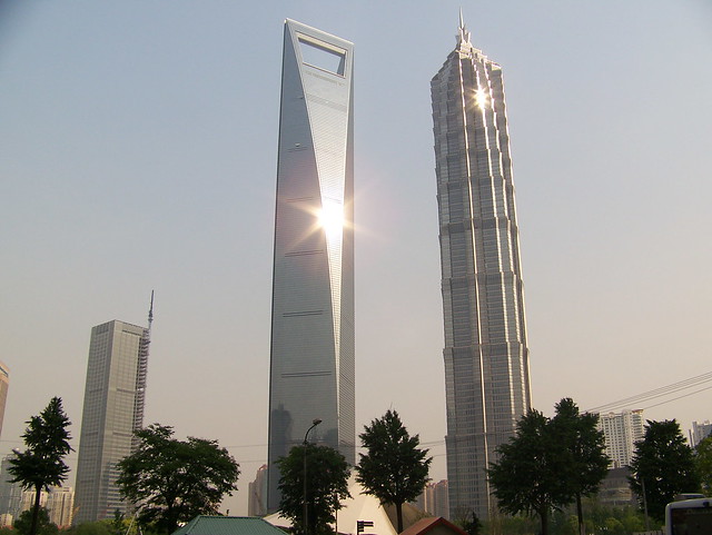 Shanghai World Financial Tower and Jin Mao Building