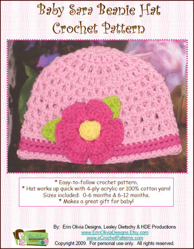 Simple Crochet Baby Beanie - A Free Pattern