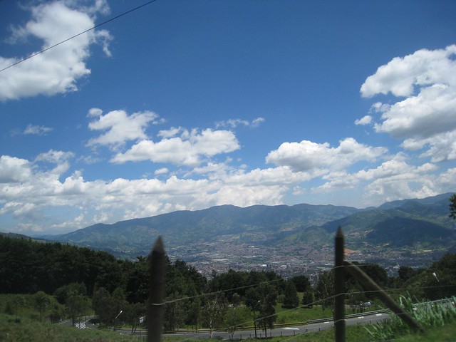 Leaving the Medellin valley behind