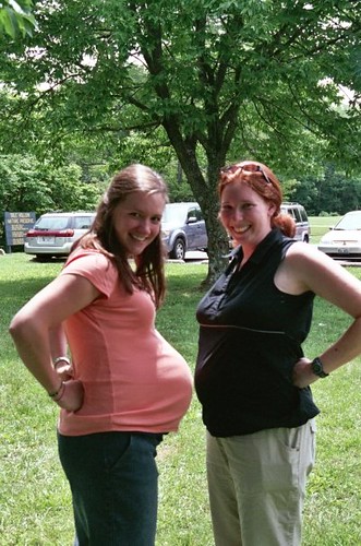 Two pregnant ladies