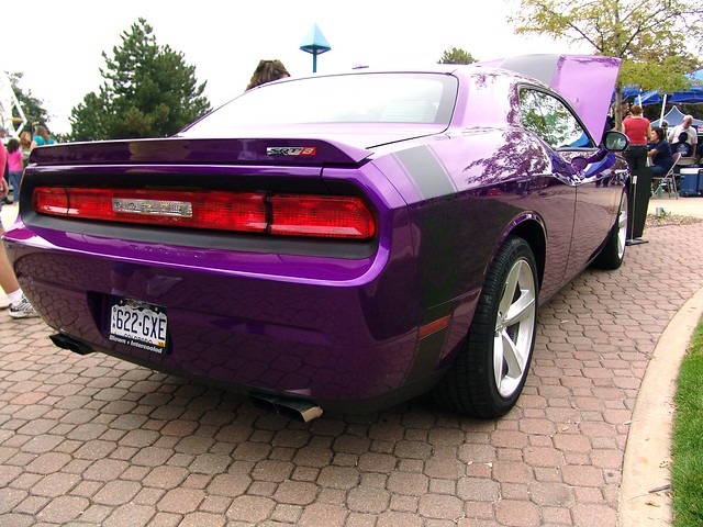 2009 Purple Dodge Challenger SRT8