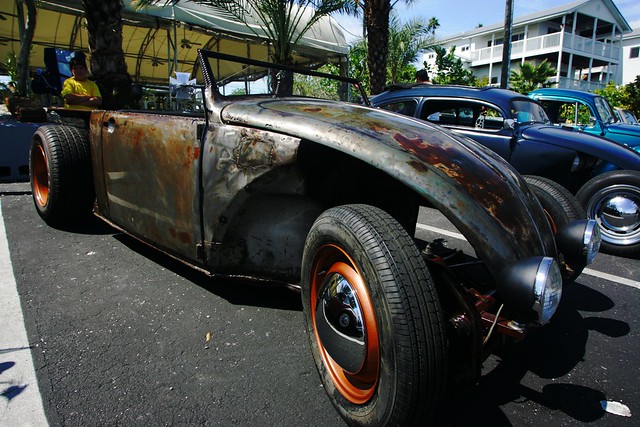 This Rat Rod was built up off a 1971 Beetle by Terry Hampton and Jerry 
