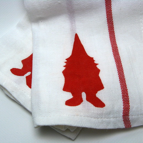 Gnome Dish Towels