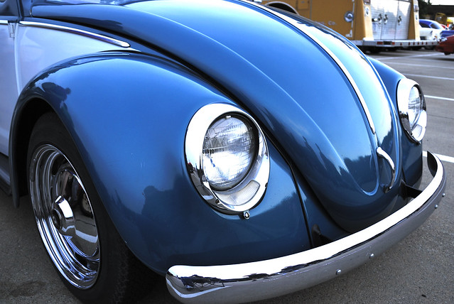 62 Custom VW Ragtop Beetle Montly Muscle Car Show Plano TX