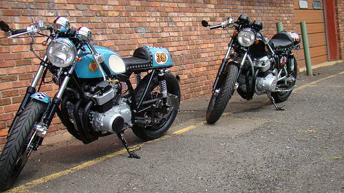 77' and 78' Cafe racers by gashousegorilla424