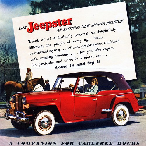 1948 Willys Jeepster Announcement