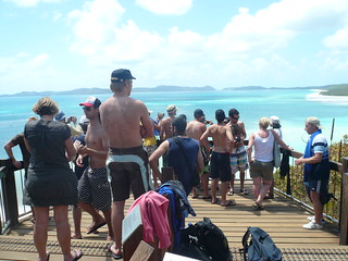 Whitsunday Islands - Whitehaven Beach tourists