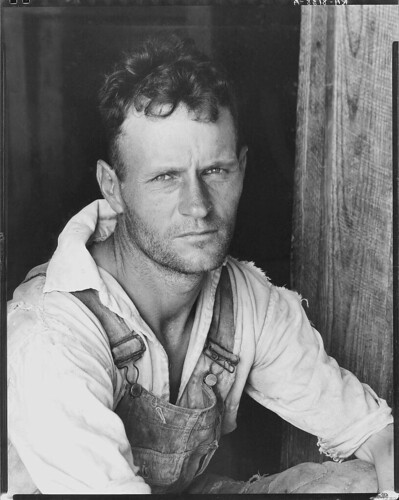 Floyd Burroughs, cotton sharecropper. Hale County, Alabama (LOC)