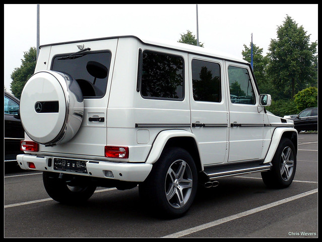 In the Gclass' 25th anniversary the 2005 MercedesBenz G55 AMG was 
