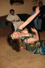Elinor Dances At Julie's Halloween Party.
