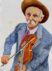 Fiddlin' Bill Hensley, mountain fiddler