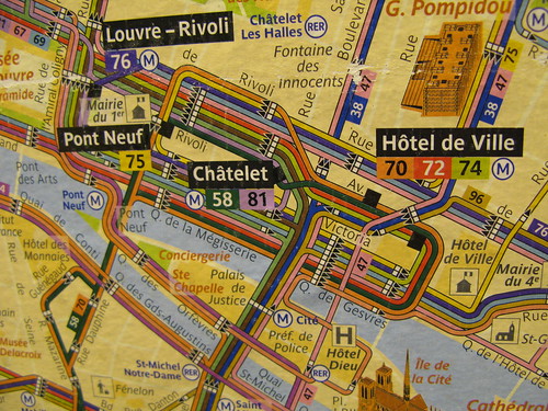 French Metro map, courtesy of flickr creative commons: flickr.com/photos/rebcal/4169800702/