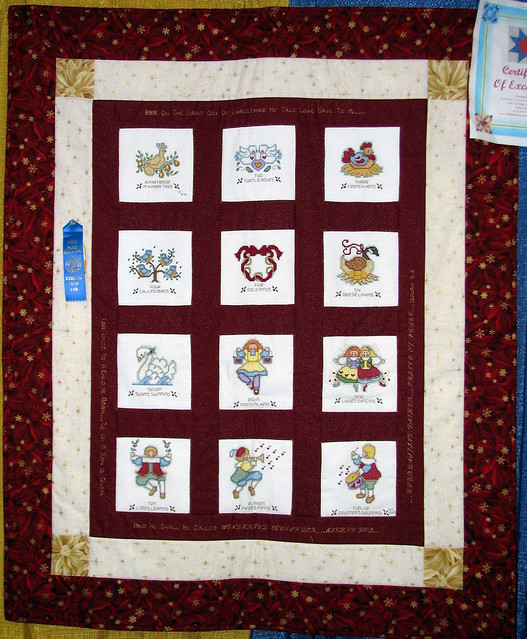 09 TN State Fair #45: 12 Days of Christmas Quilt