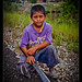 Little boy with big machete, Belize