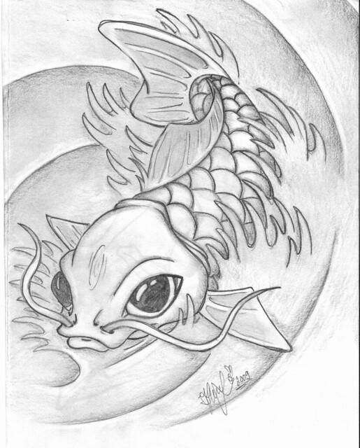 This is my firs Koi fish I was inspired by Amy James from Miami ink 